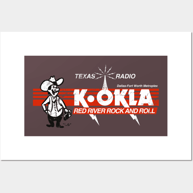 Vintage KOKLA Radio Wall Art by StudioPM71